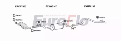 Система выпуска ОГ EuroFlo VWCRA25D 7011A05